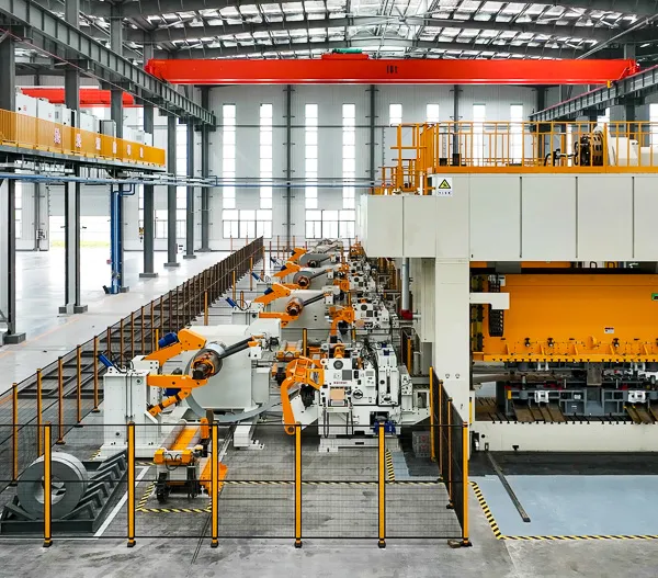 compact coil feeding line