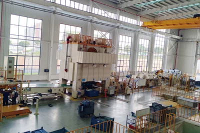 1850mm wide large-scale uncoiling and leveling blanking line was successfully delivered