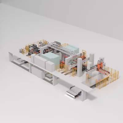 BOX Furnace Hot Forming Automatic Stamping Line