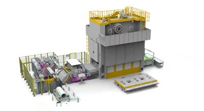 Fully Automatic High-Strength Continuous Stamping Line