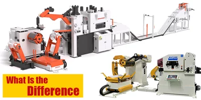 What Is the Difference Between 3-in-1 Decoiler Straightener Feeder and Split Type Machine