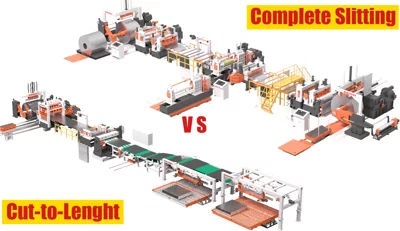 Differernce Between Cut to Length Line and Complete Slitting Line