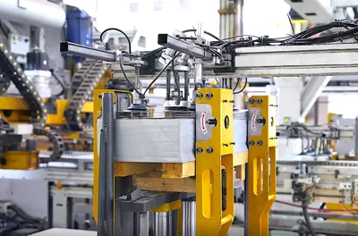 Desapilado de chapas metálicas