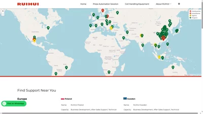 RUIHUI Launches New Global Service Network Page