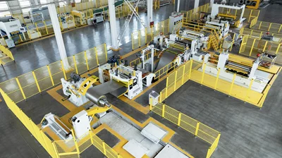 Slitting Line  Automated Processing Solution for Metal Coil Uncoiling Slitting and Rewinding