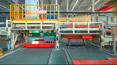 Palletizer Replaces Manual Stacking Automated Sheet‑Material Receiving Solution