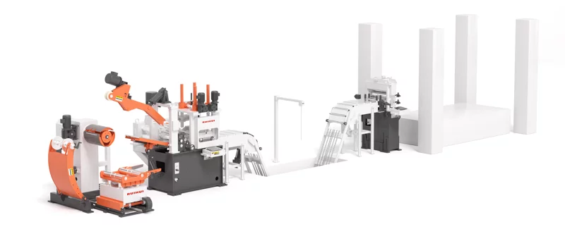SMAC Series – Split Uncoiling and Leveling Servo Feeding Line