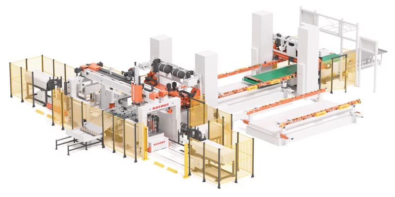 Truss Destacker 3-Axis Transfer Stamping Line