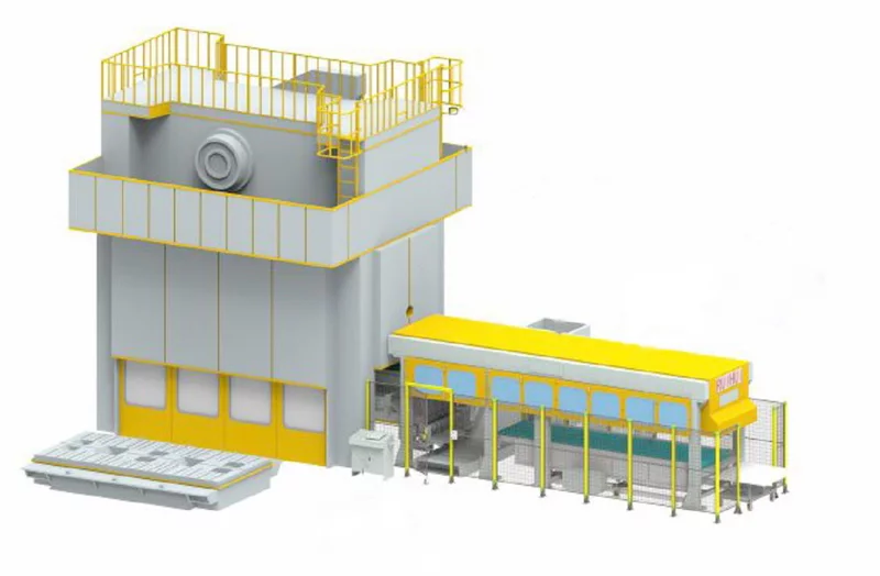 Magnetic Blank Stacking System