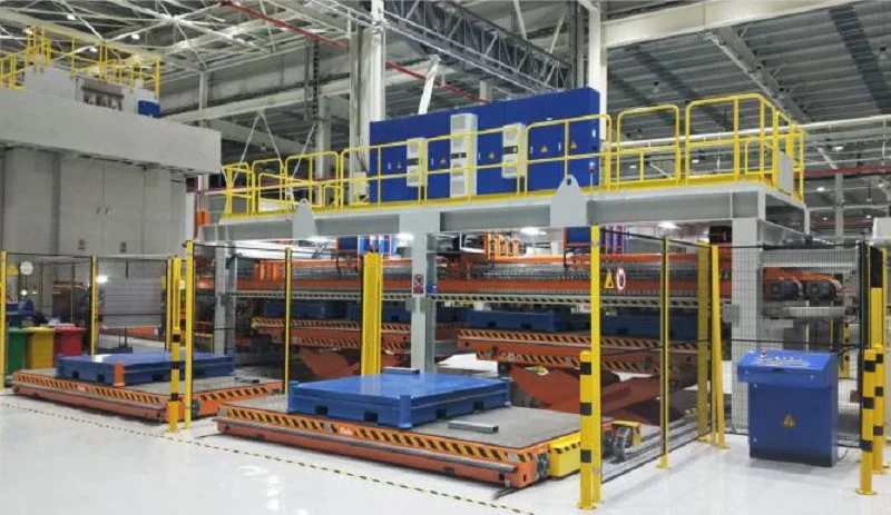 Magnetic Blank Stacking System